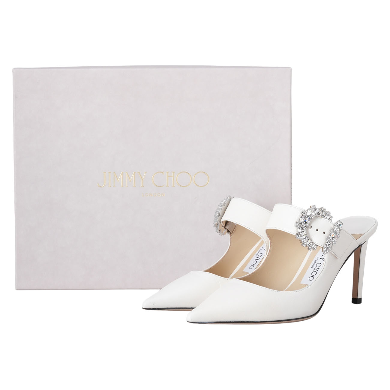 JIMMY CHOO(USED)지미추 마르타 뮬 샌들 #36